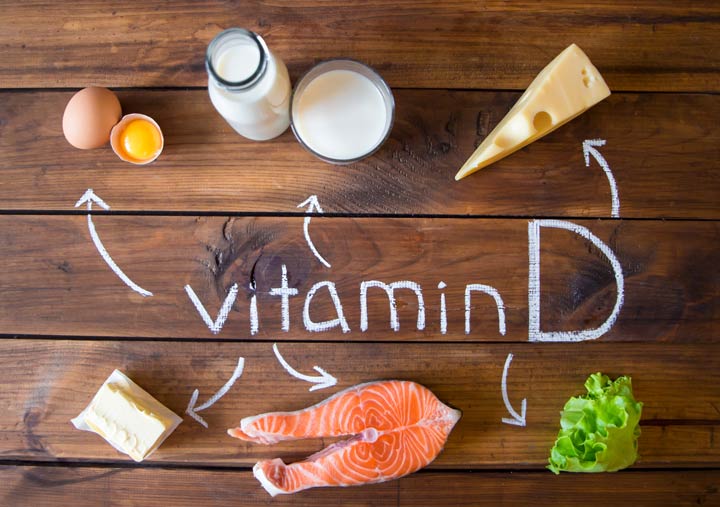 Einnahme von Vitamin D durch Nahrungsmittel