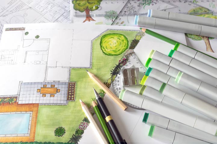 Detaillierte Planung des Gartenkonzepts