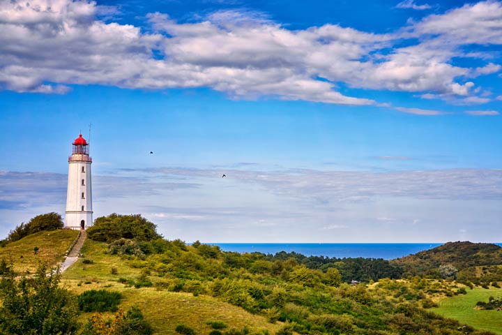 Leuchtturm Dornbusch auf Hiddensee