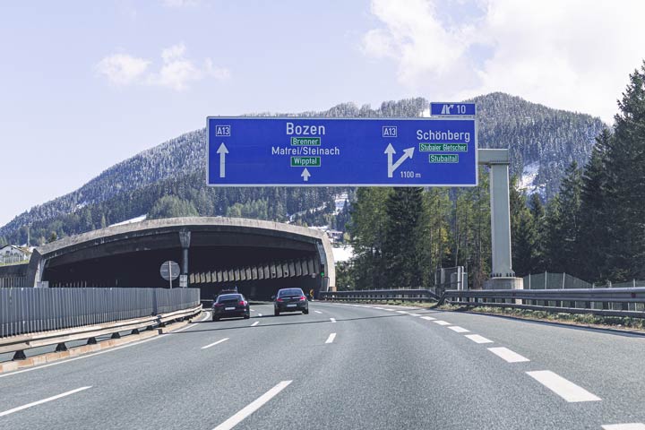 Sondermaut für Tunnel, Pässe oder Brücken