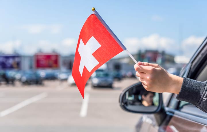 Anreise in die Schweiz