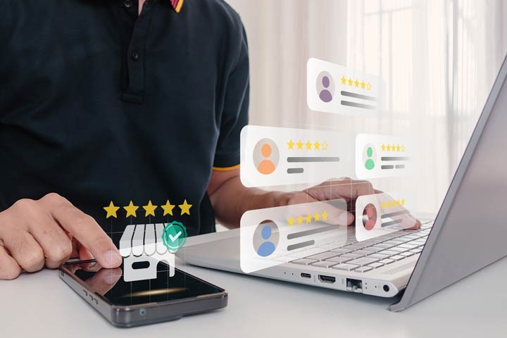 Ein Online Shop wirkt unseriös